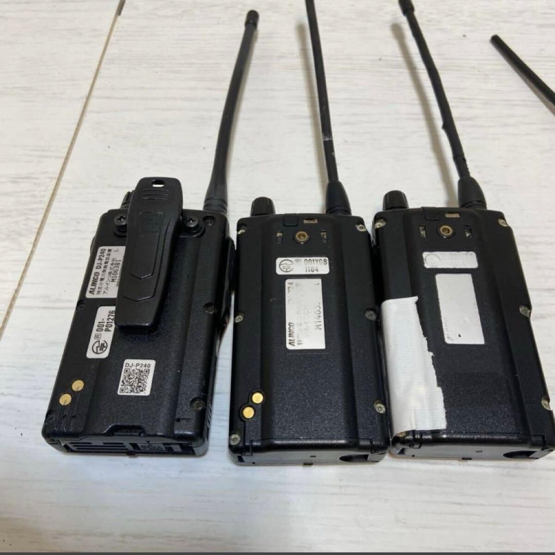 アルインコ ALINCO ⭐️トランシーバー 5台DJ-P240 ジャンクあり