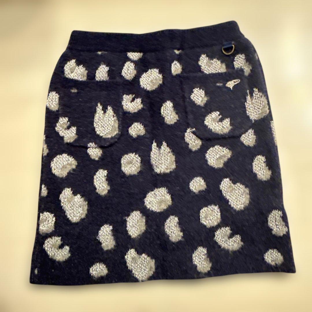 ビームスゴルフ　パープルレーベル　ニットブルゾン　ニットスカート　セット　M