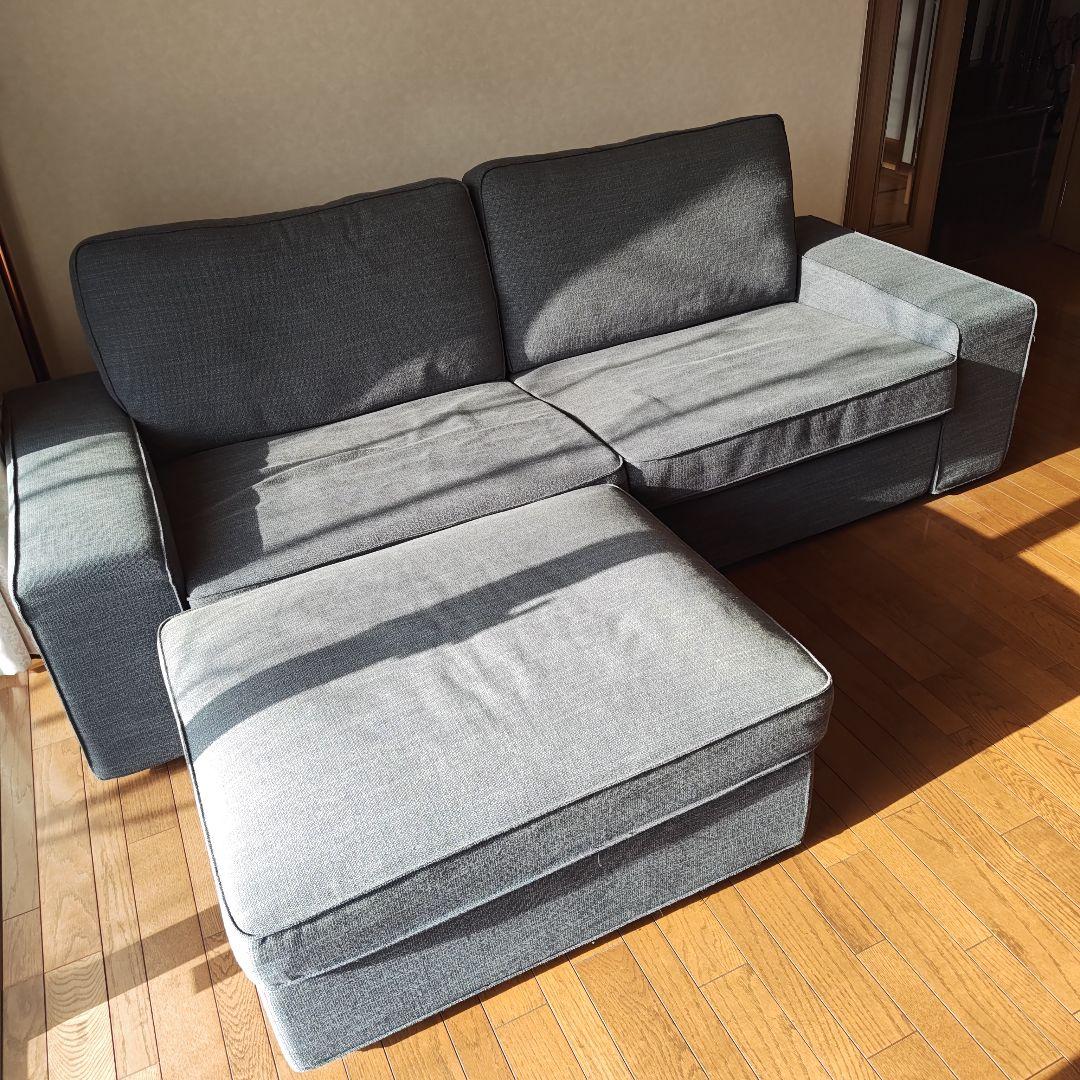 【3月処分します】IKEA イケア　KIVIK シーヴィク オットマンのみ