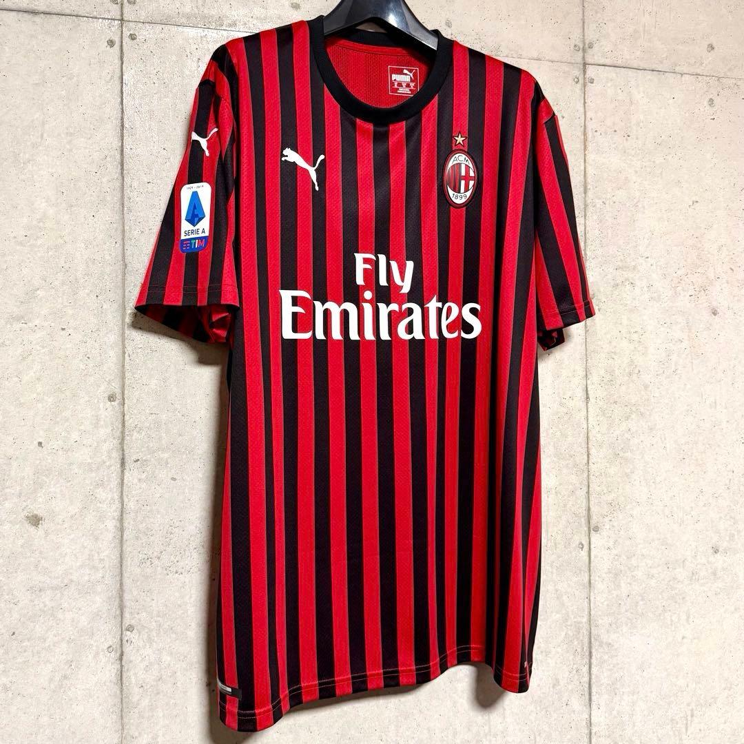【美品！】19/20 ACミラン ♯21 イブラヒモヴィッチ【XLサイズ】ホーム
