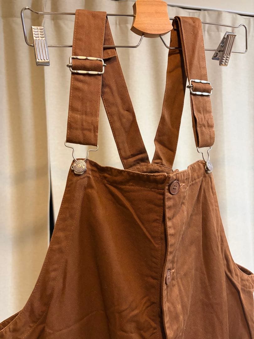 【美品】 ハーベスティー　オーバーオール　ブラウン　サイズ2 harvesty