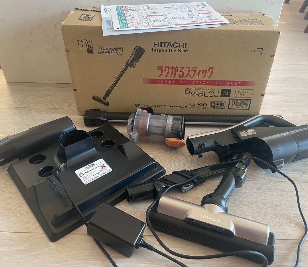 スタンド付　取説•箱あり【ラクかるスティックPV-BL3J 】2023年製掃除機