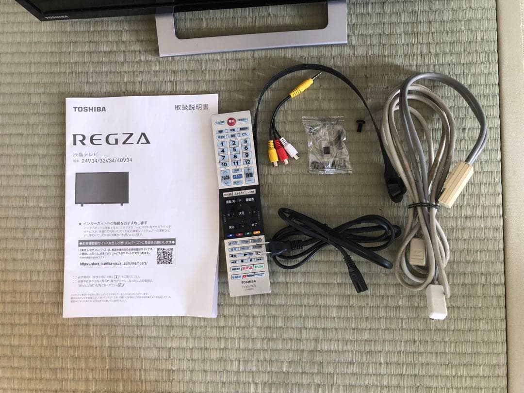 東芝液晶テレビREGZA 24V34 2022年製