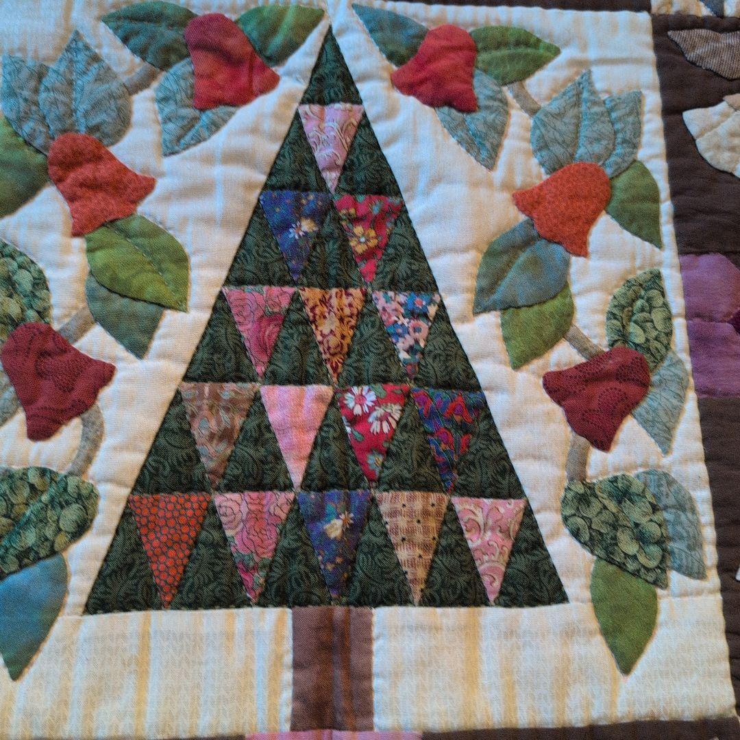 カラフルな手作りキルト