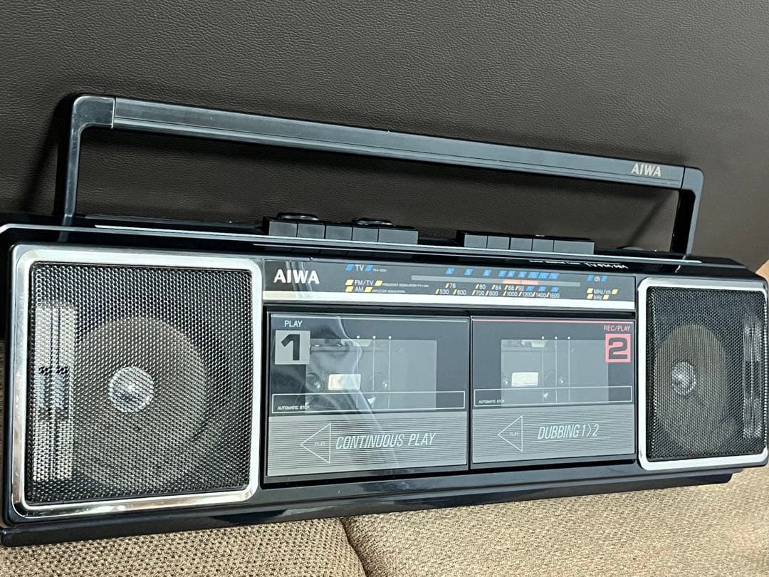AIWA アイワ ダブルラジカセ　CS-W10