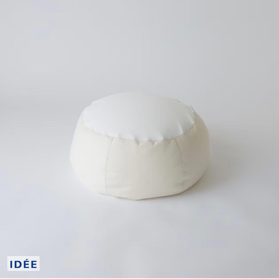 IDEE ▷ ミニ プーフ クッション+カバー(グレー/ホワイト)