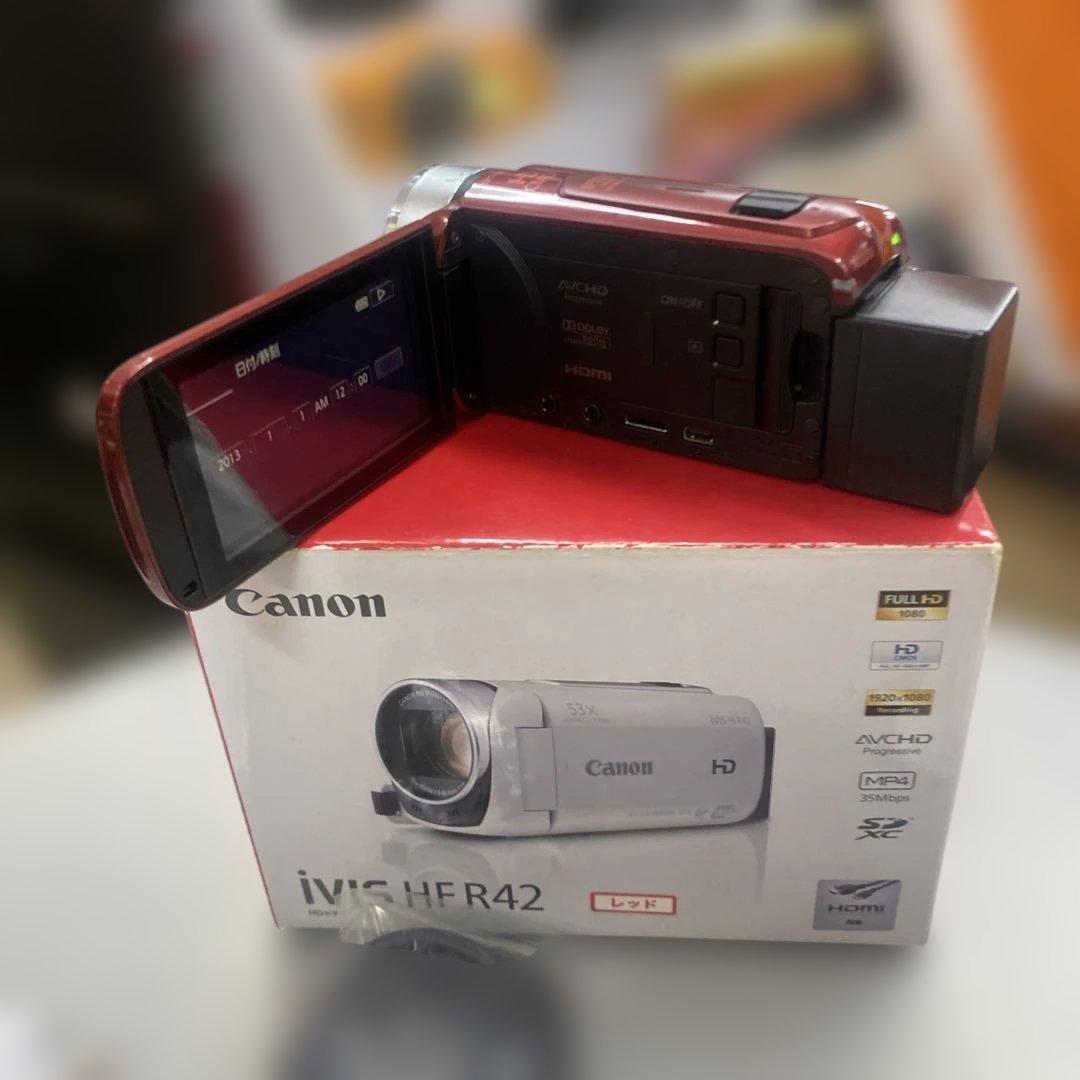 Canon デジタルビデオカメラ iVIS HF R42 Ni-7720