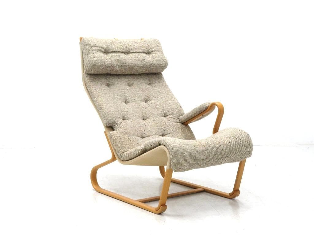 美品　天童木工　ブルーノマットソン　ハイバック　イージーチェア　ソファ　北欧