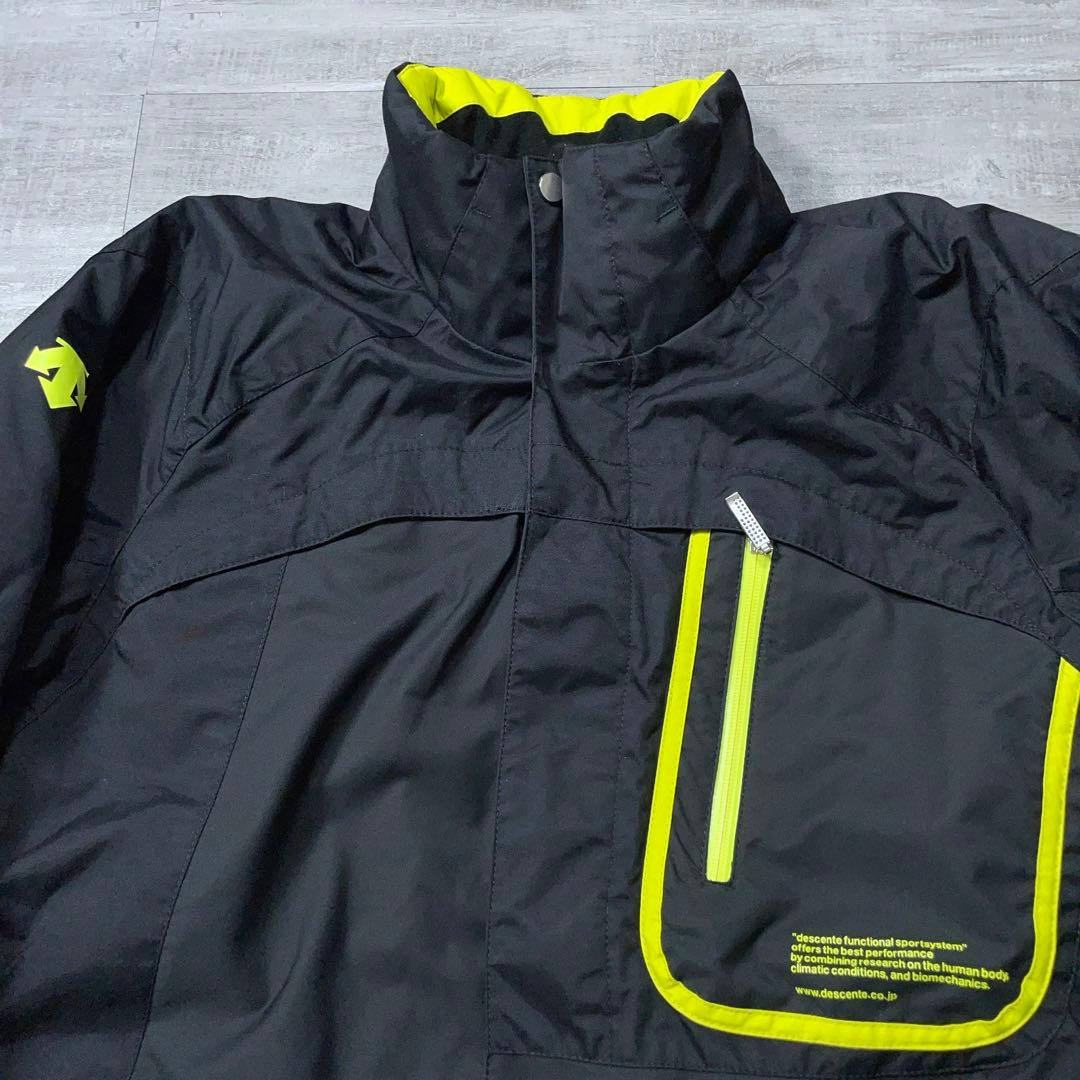 美品 ヒートナビ DESCENTE デサント スキーウェア メンズXO 黒