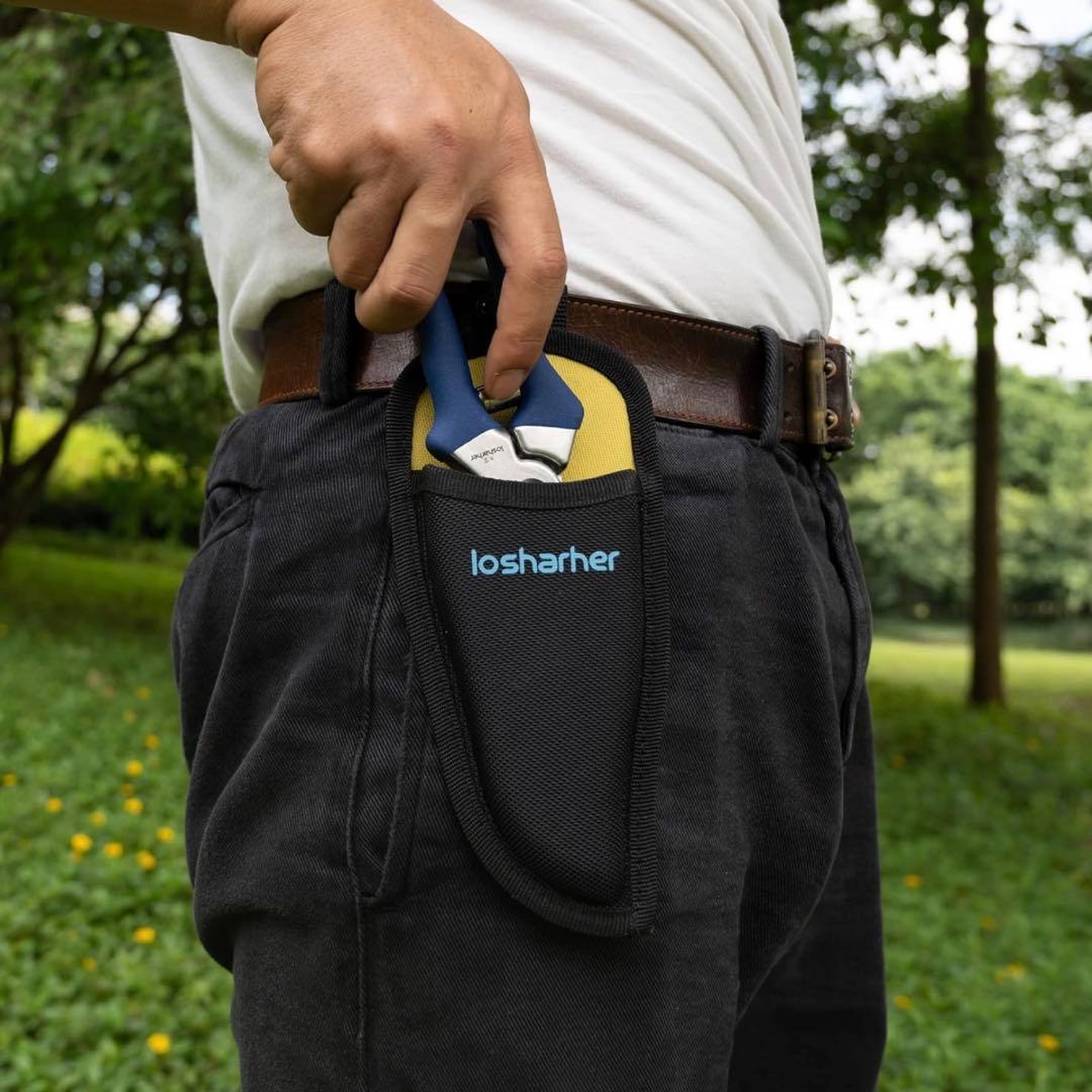 剪定鋏　切れ味　耐久性　高炭素　刃物　鋼　剪定ばさみ　210mm テフロン加工