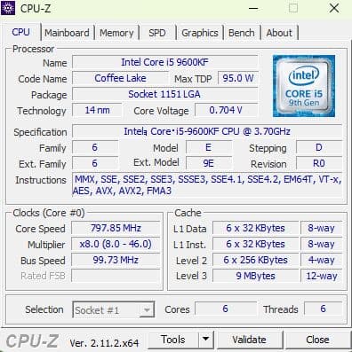 ☆Win11付き！☆ 9600KF メモリ16GB M.2 SSD 512GB