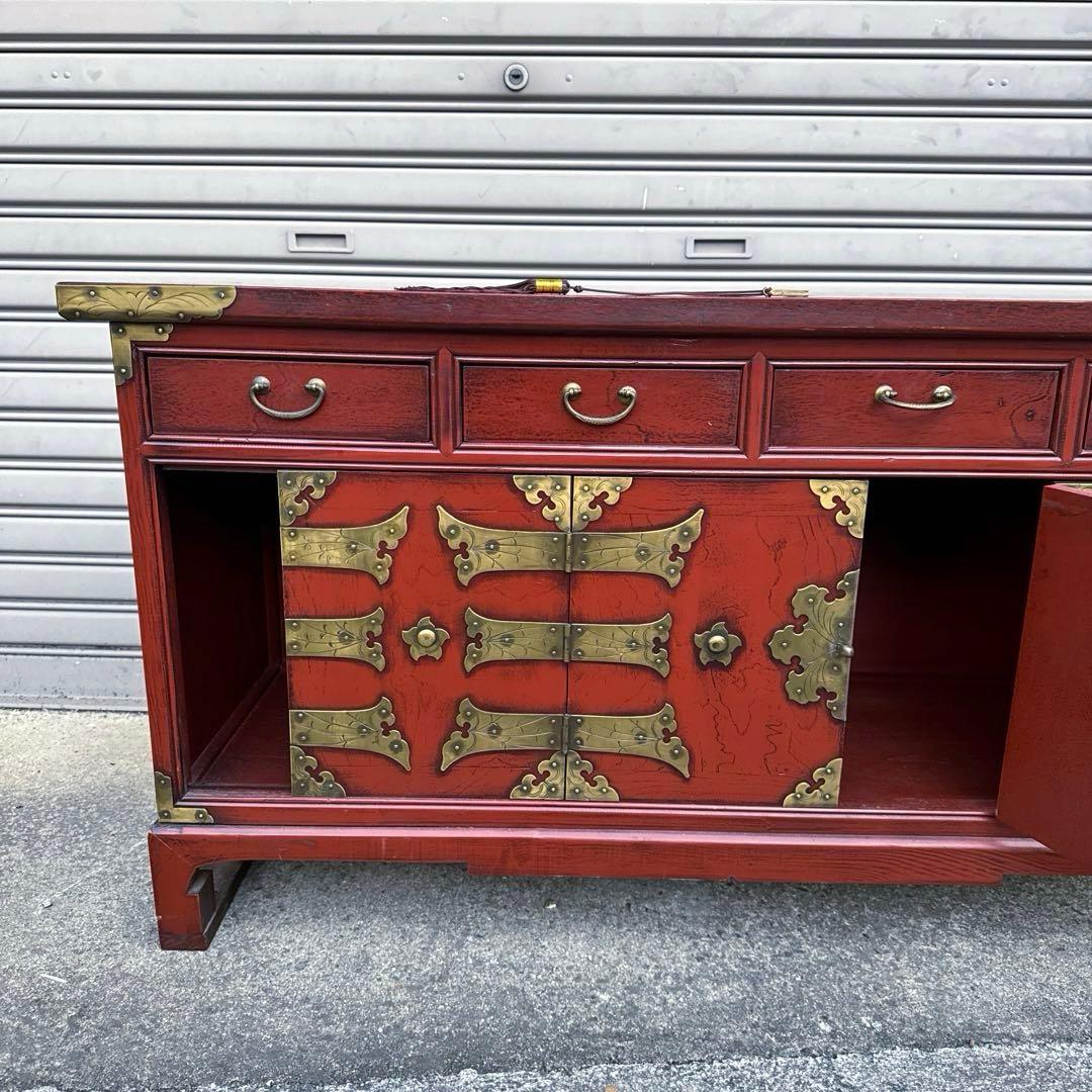 韓国　モリジャン　桐製　ローボード 李朝家具 韓国 和室 アンティーク