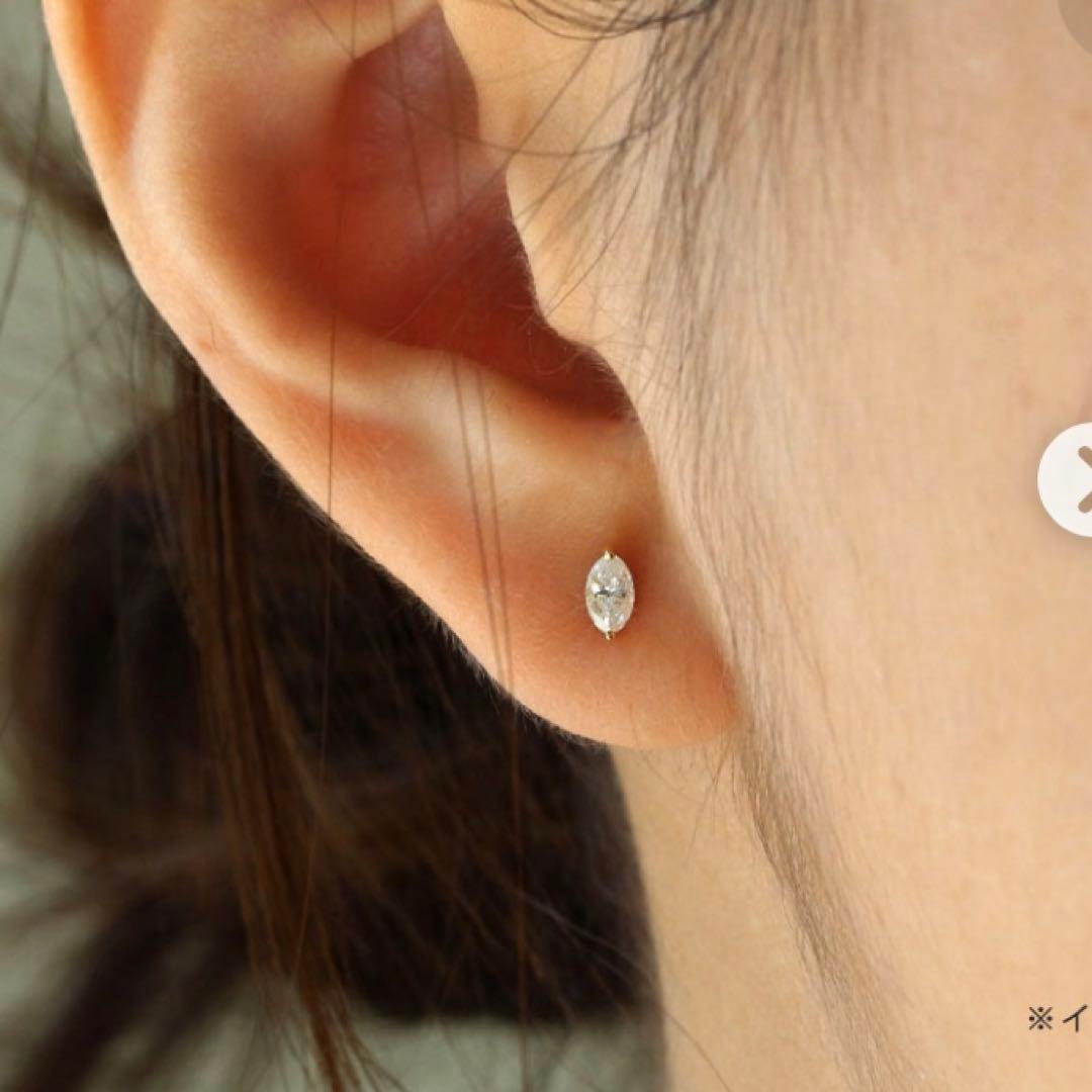 新品！ Pt900 D0.10ct マーキスダイヤモンド セカンド