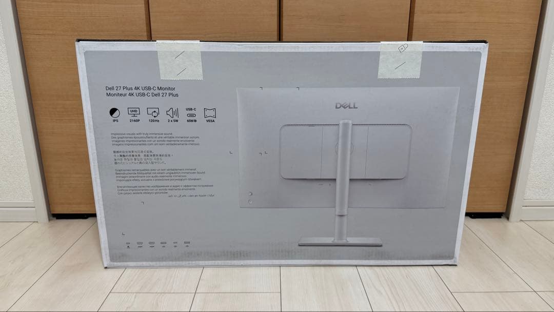 (新品・未開封)Dell 27 Plus 4K USB-CモニターS2725QC