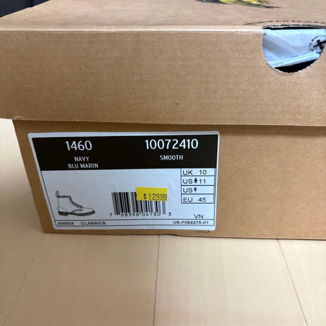 新品未使用　ドクターマーチン8ホールブーツ　ネイビー　29センチ