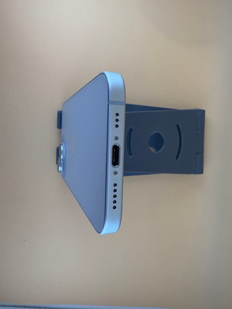 iPhone 15 ブルー 128GBバッテリー純正品85%SIMフリー