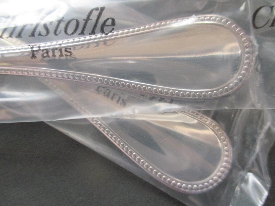 みにょん★未開封品☆高級銀器クリストフルシルバー銀P　ケーキフォーク2本