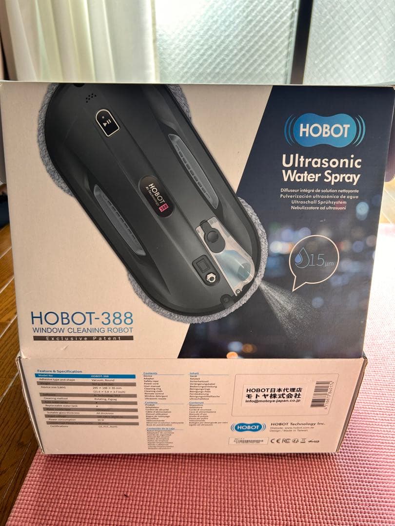 HOBOT-388 窓拭きロボット（自動窓掃除機）