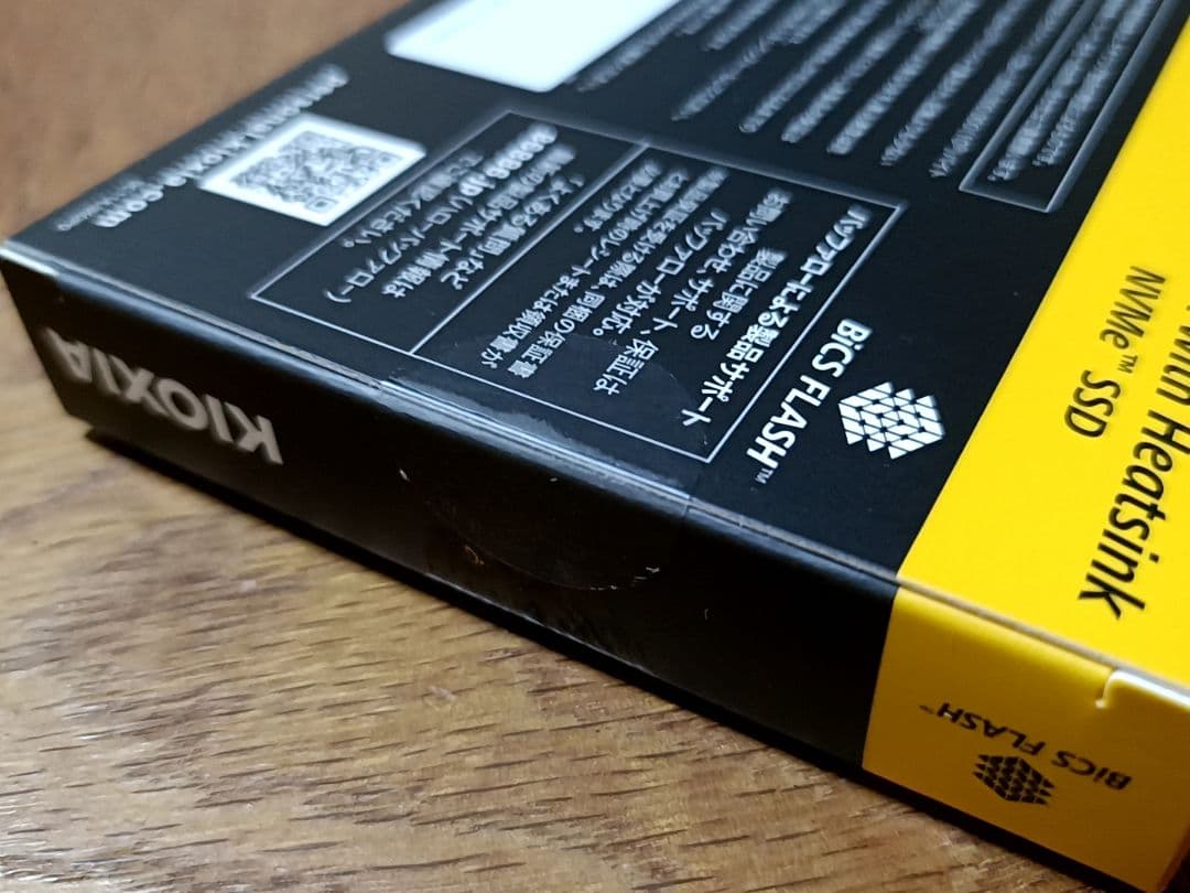 キオクシアSSD 1TB PCIe Gen4 M.2 エクセリア ヒートシンク③