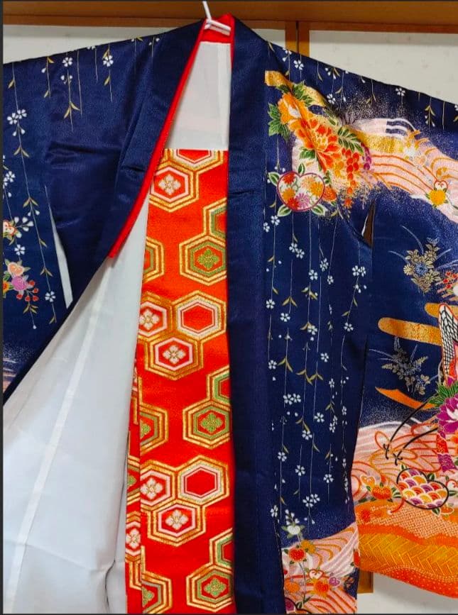 【七五三】美品着物（帯付き）