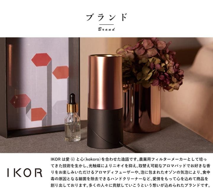 【値下】IKOR 除臭もできる アロマディフューザー COUCA