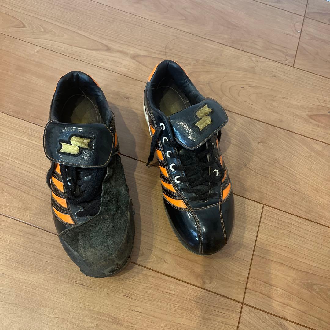 プロ野球選手　実使用スパイク　巨人　59番　福田聡志