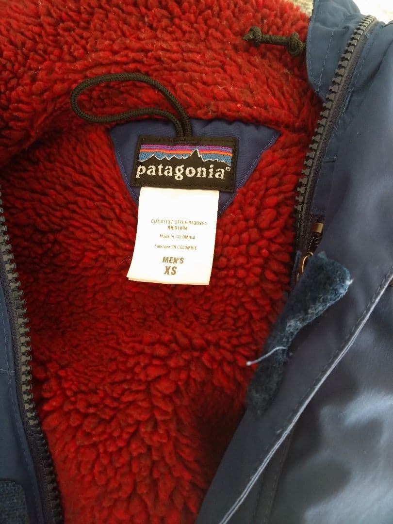 patagonia インファーノジャケット xs 紺 ネイビー infurno