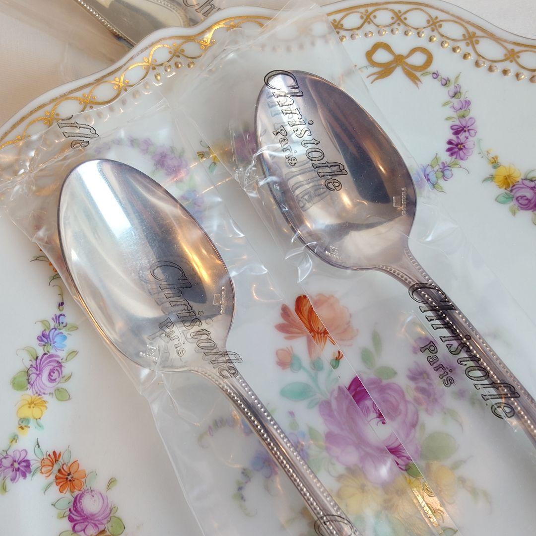 Christofle スプーン 2本セット　パール　新品未開封品