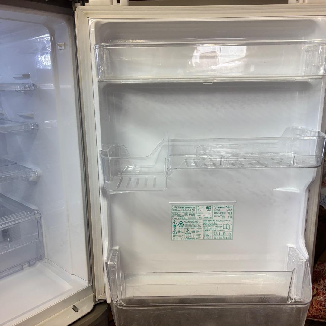 シャープ 冷蔵庫 SJ-W352D-N 両開き 350L 2018年製