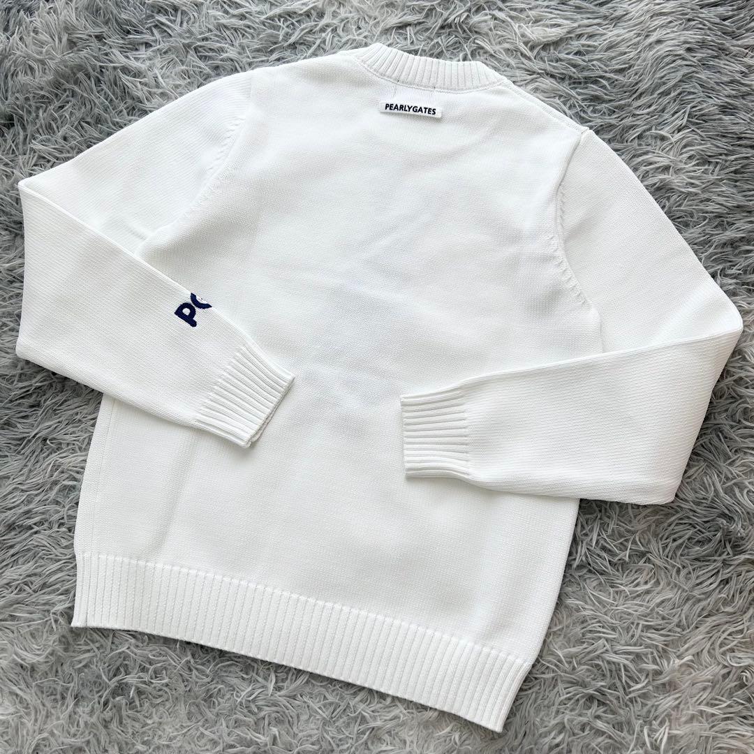 新品　パーリーゲイツ　ニット　セーター　ラビット　うさぎ柄　ホワイト　サイズ0