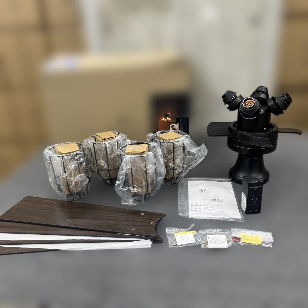 JAVALO ELF シーリングファン JE-CF001V 2024年 ブラック