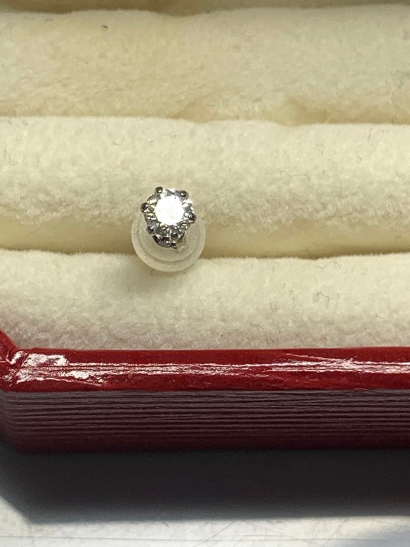 pt900 H&C(ハートアンドキューピットカット) 片耳ピアス