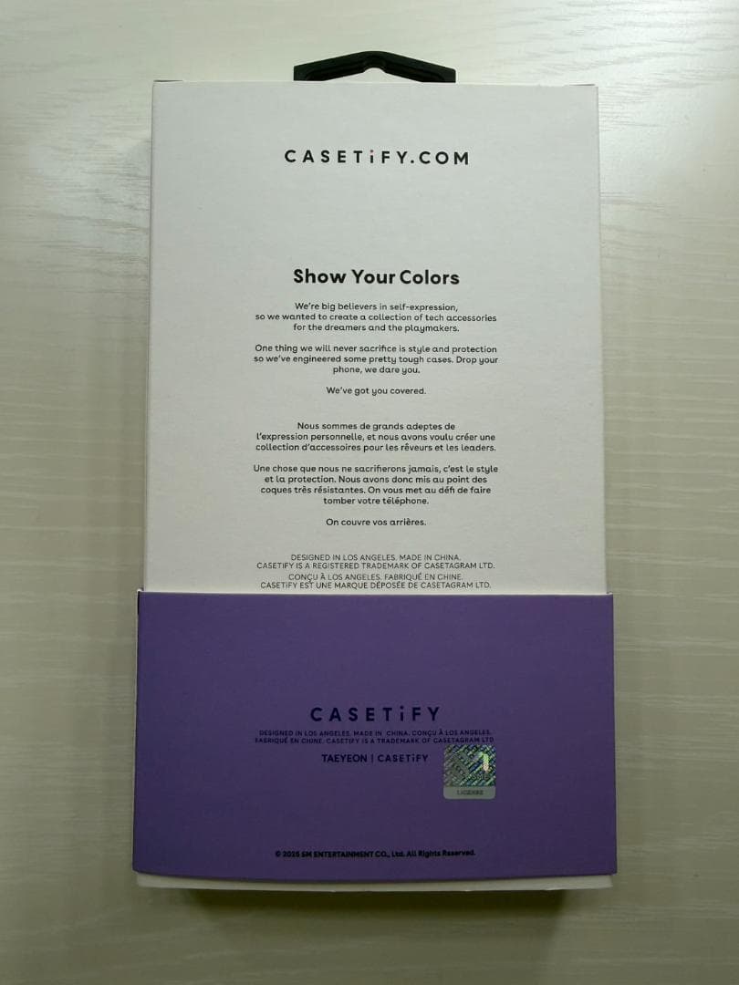 CASETiFY TAEYEON Purpose iPhoneケース