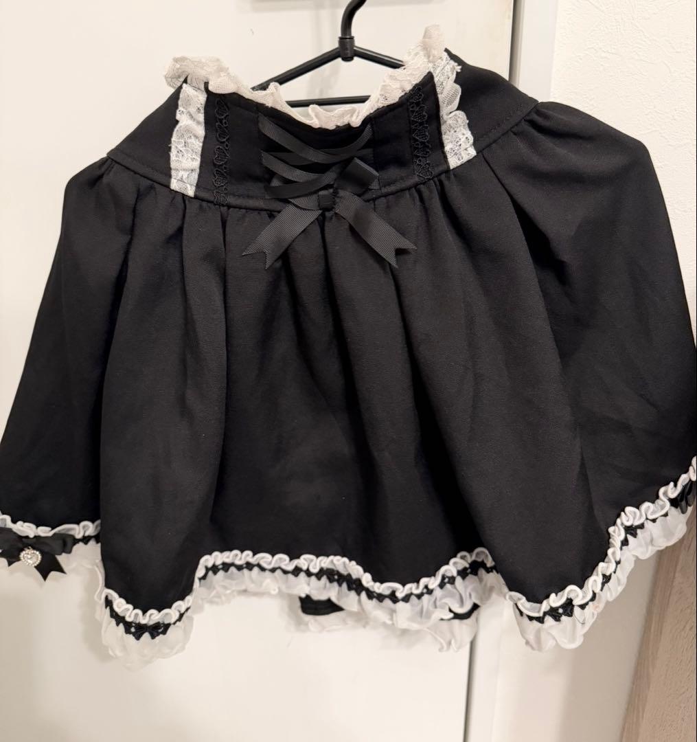 LIZLISA フリルヨークリボンセットアップ ブラック【定価15180円】