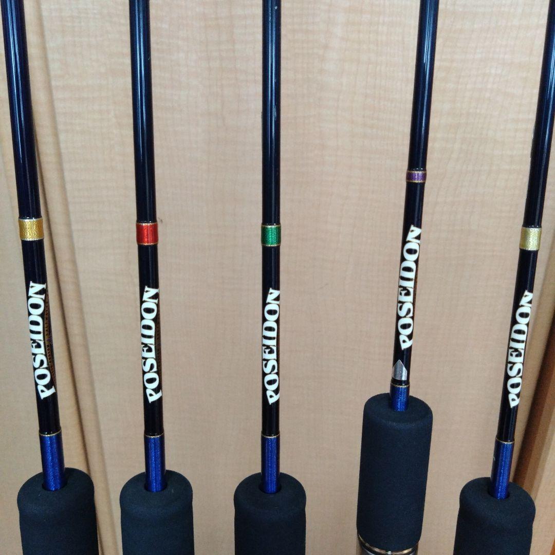 値下げ！エバーグリーン　ポセイドン　スロージャーカー　スピンジャーカー5本セット