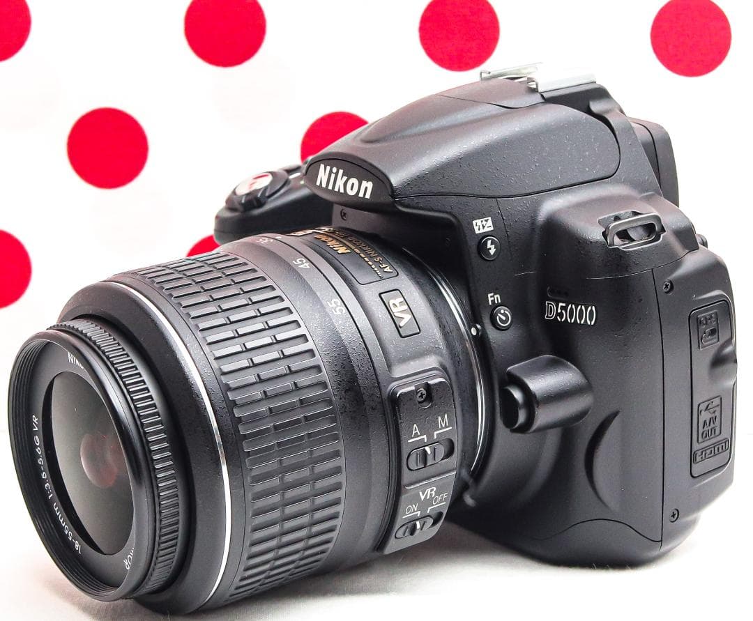 ニコン Nikon D5000❤スマホ転送OK❤動画撮影・自撮り可❤ダブルレンズ