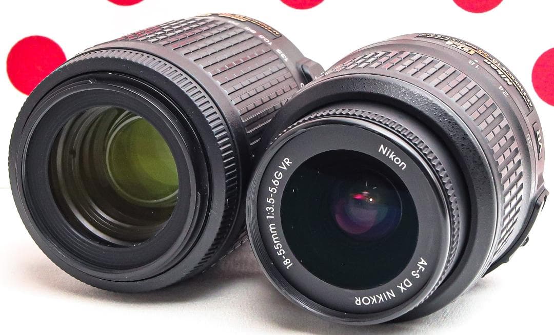 ニコン Nikon D5000❤スマホ転送OK❤動画撮影・自撮り可❤ダブルレンズ