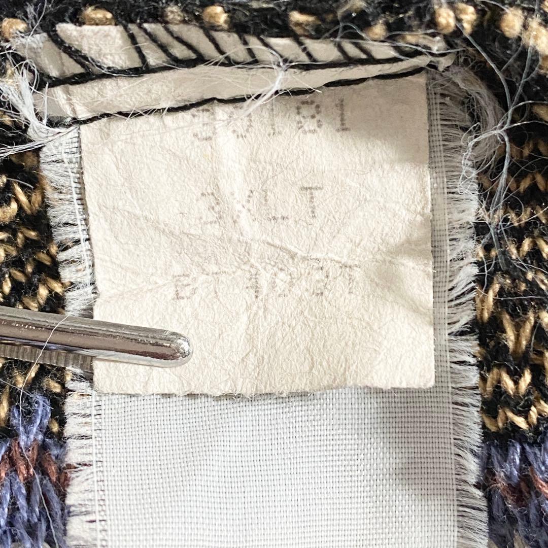 A18446 TUNDRA オーバーサイズ 3Dニット 3XLT マルチカラー