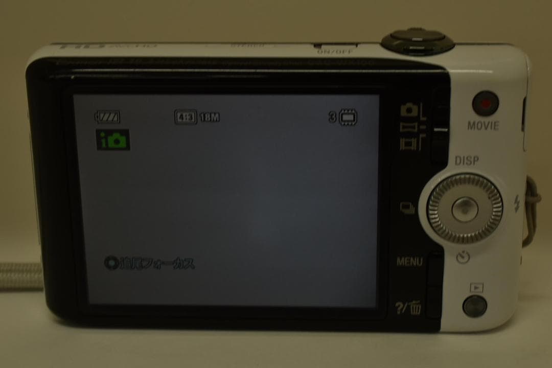 良品)Sony CyberShot　DSC-WX100ホワイト　デジカメ#695