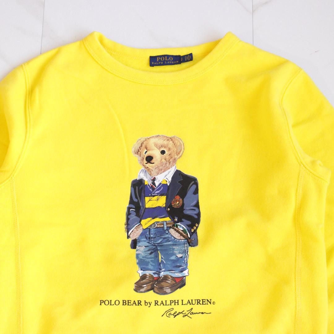 POLO RALPH LAUREN ポロベア スウェット S イエロー