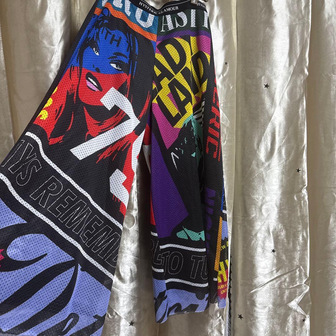 希少　ヒステリックグラマー　総柄　ガウチョパンツ