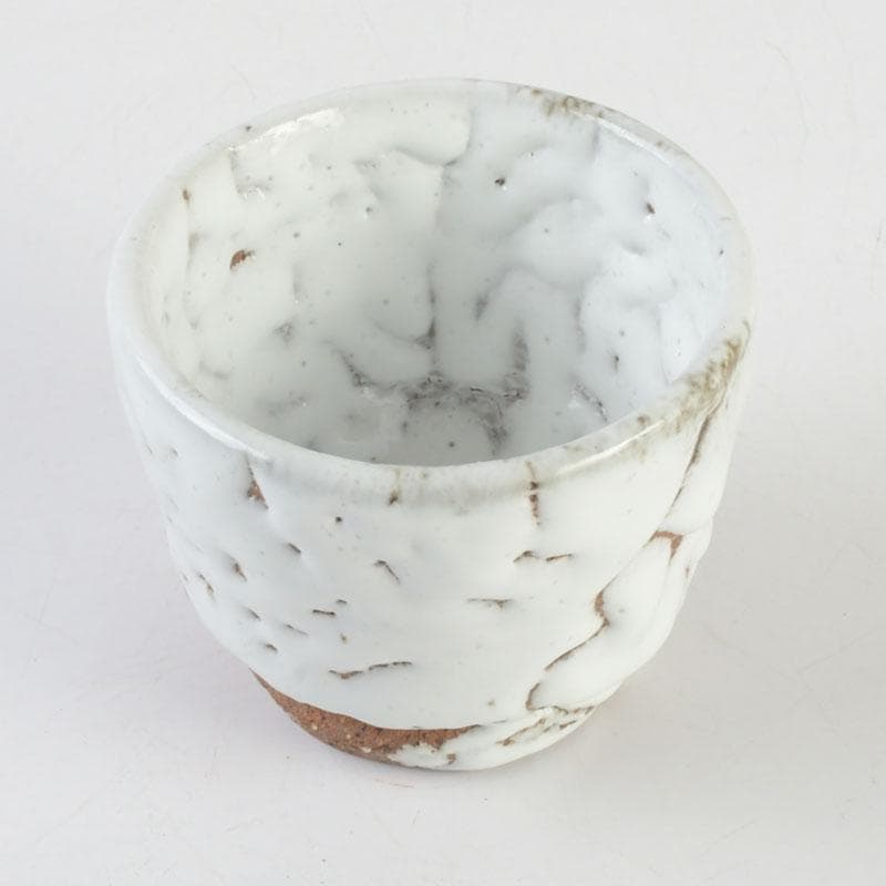 萩焼　三輪休雪造　酒盃　ぐい呑　共箱　V　9618