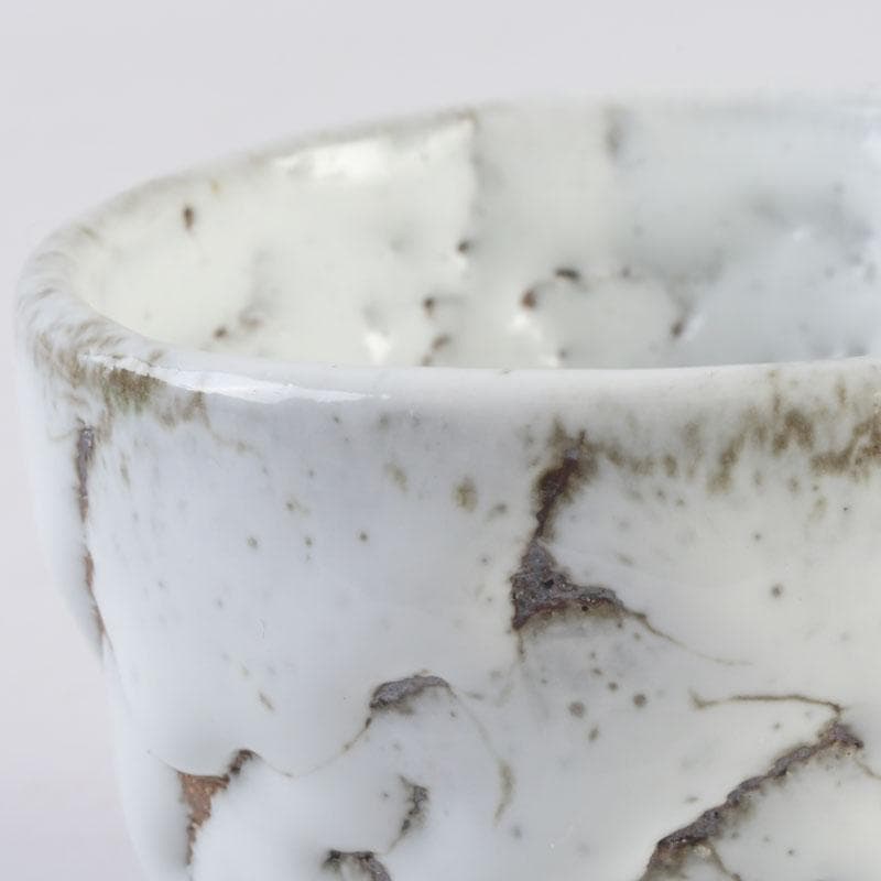 萩焼　三輪休雪造　酒盃　ぐい呑　共箱　V　9618