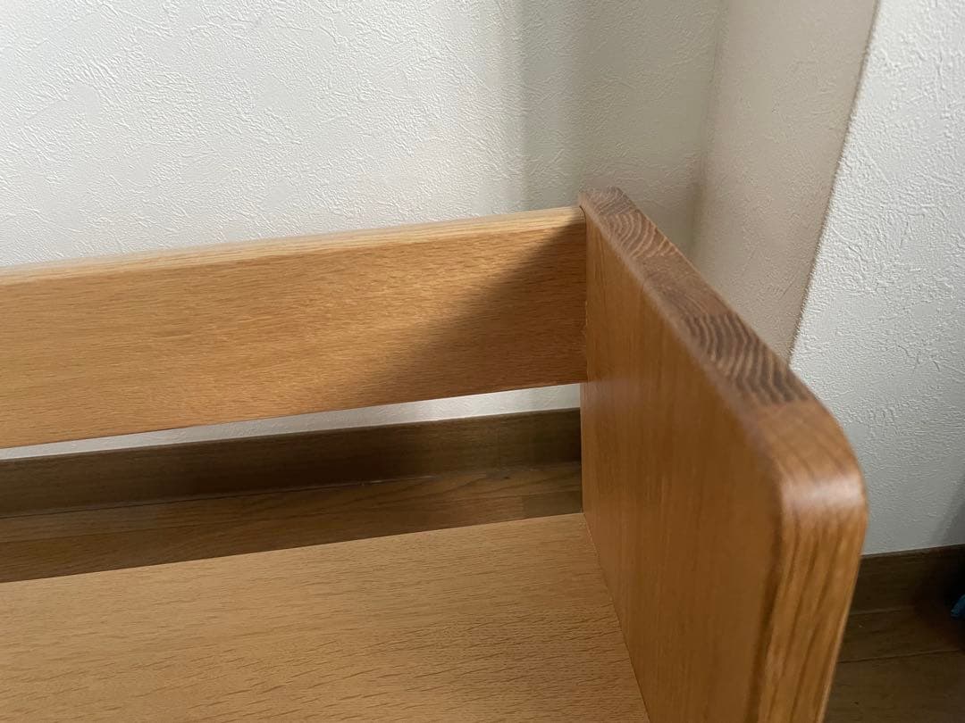 美品　無印良品　木製デスク用上置き棚