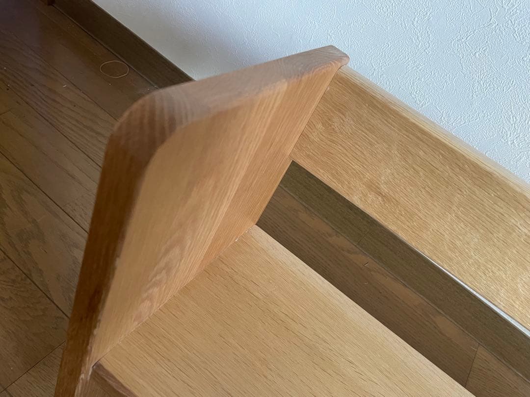 美品　無印良品　木製デスク用上置き棚