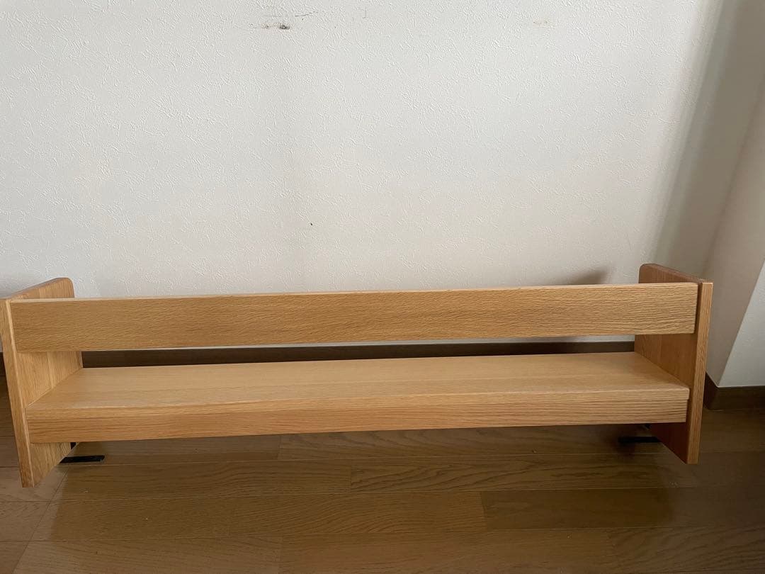 美品　無印良品　木製デスク用上置き棚
