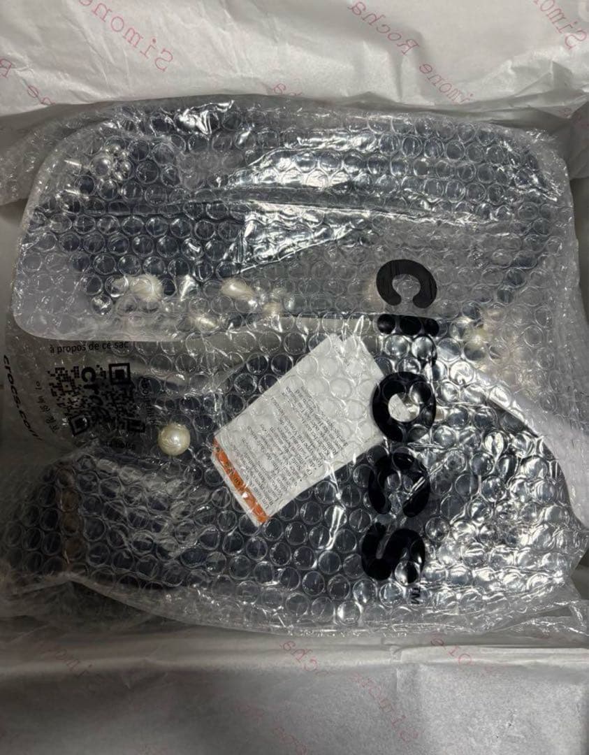 靴 SIMONE ROCHA X CROCS Stomp Clog BLACK