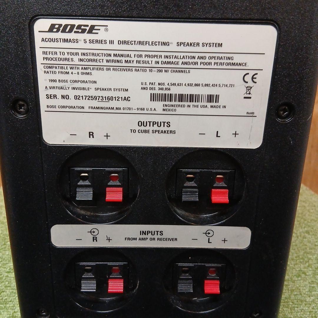 BOSE 5 Series III speaker system ＋RA-18㊺