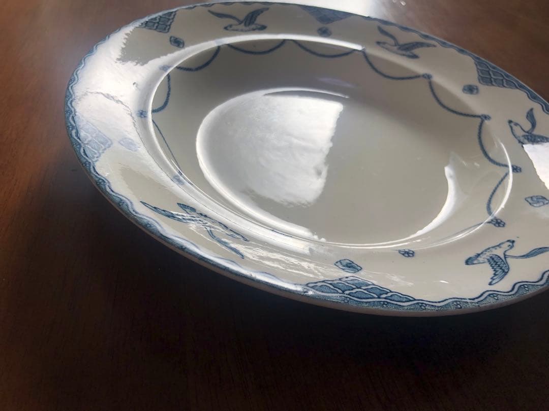 グスタフスベリ オーレンスド　カモメディーププレート23cm