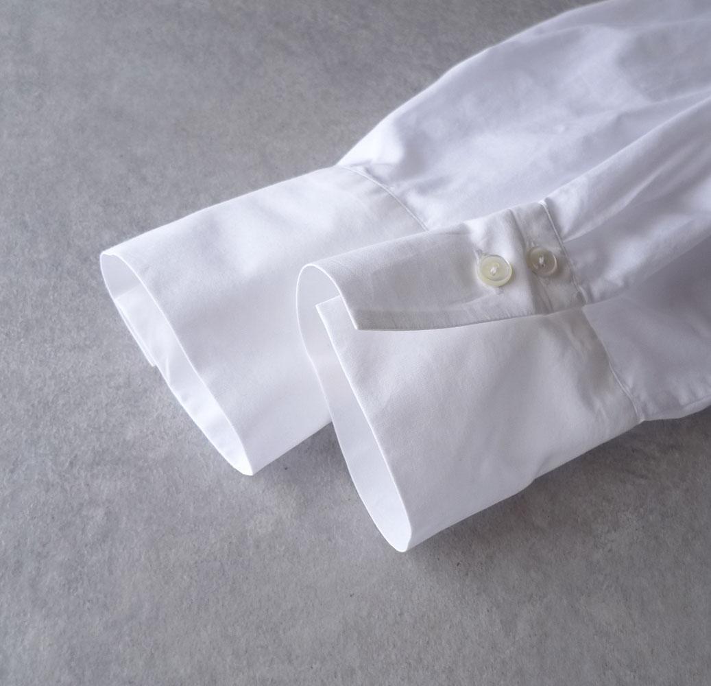 美品 ザ シンゾーン スタンドカラーブラウス ホワイト SHINZONE 410